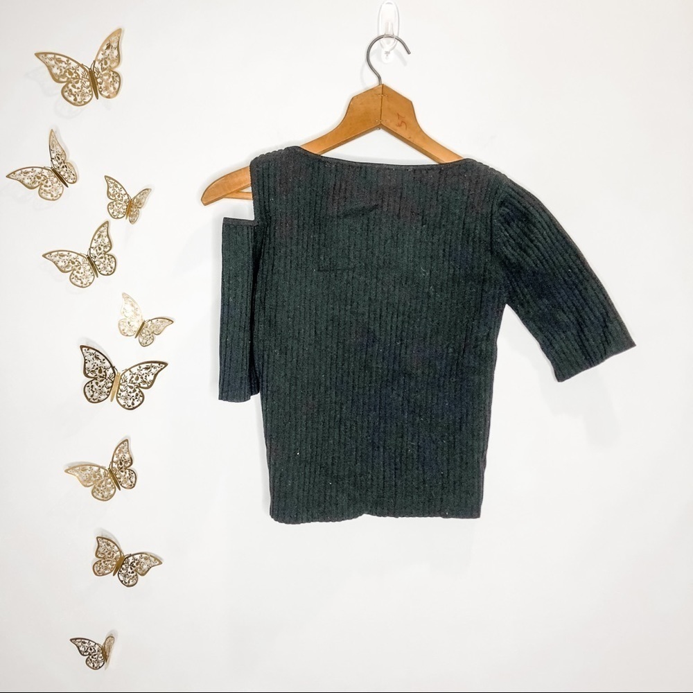 🦋🌙 ZARA | Fun and Flirty Black Going Out Top - Picture 2 of 7